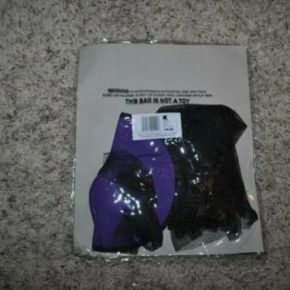 Witch Halloween Costume 7/9 Purple Mischievous 5 Pc Dress Hat Teen Girls Juniors